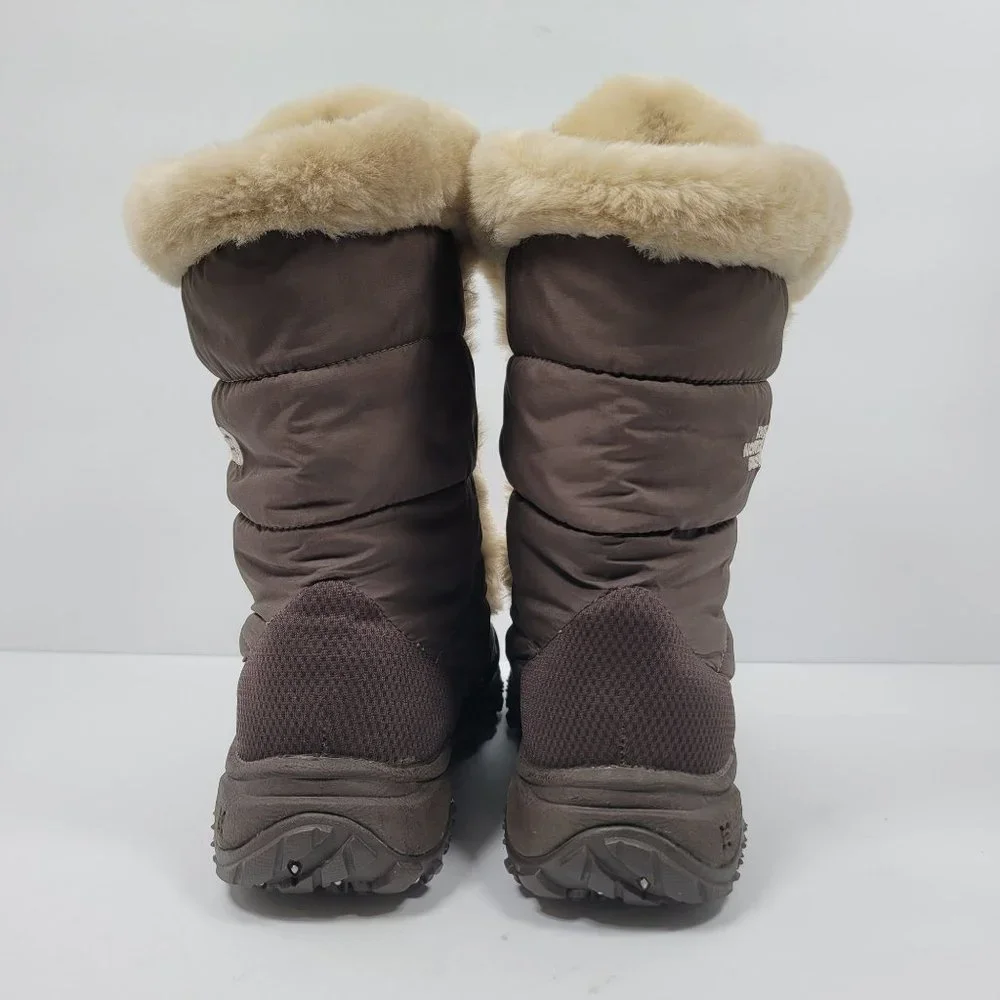 The North Face Girl's Brown Lace Up Winter Boots US Size 6